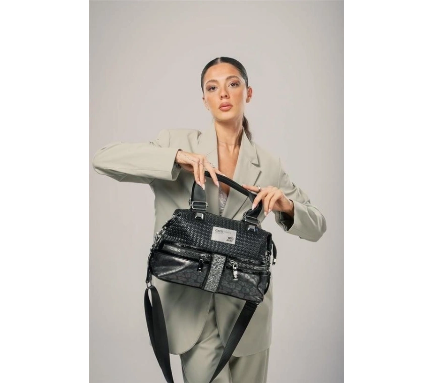 Olwa Siyah Cilt Kol Ve Omuz Çantası
