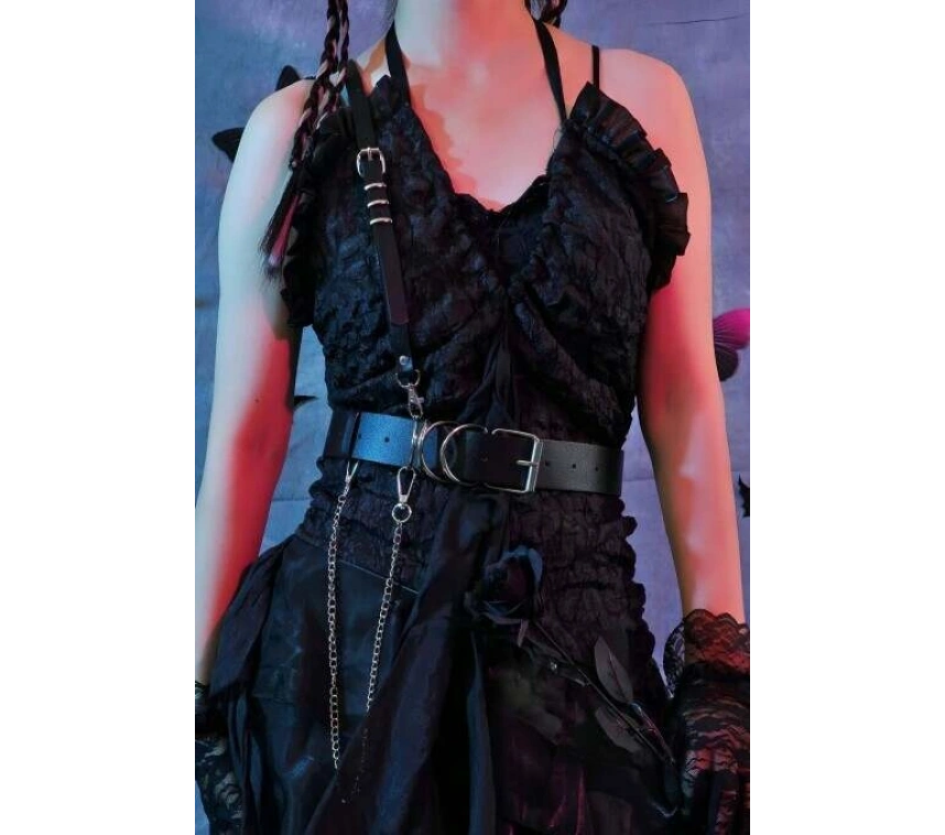 Omuzdan Tek Askılı Deri Harness - Brf939