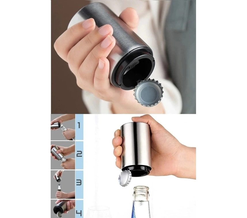 Otomatik Açacak - Otomatik Basmalı Şişe Kapak Açacağı