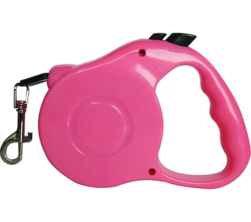 Otomatik  Köpek Gezdirme Tasması XS 3 Metre 12 kg Pembe