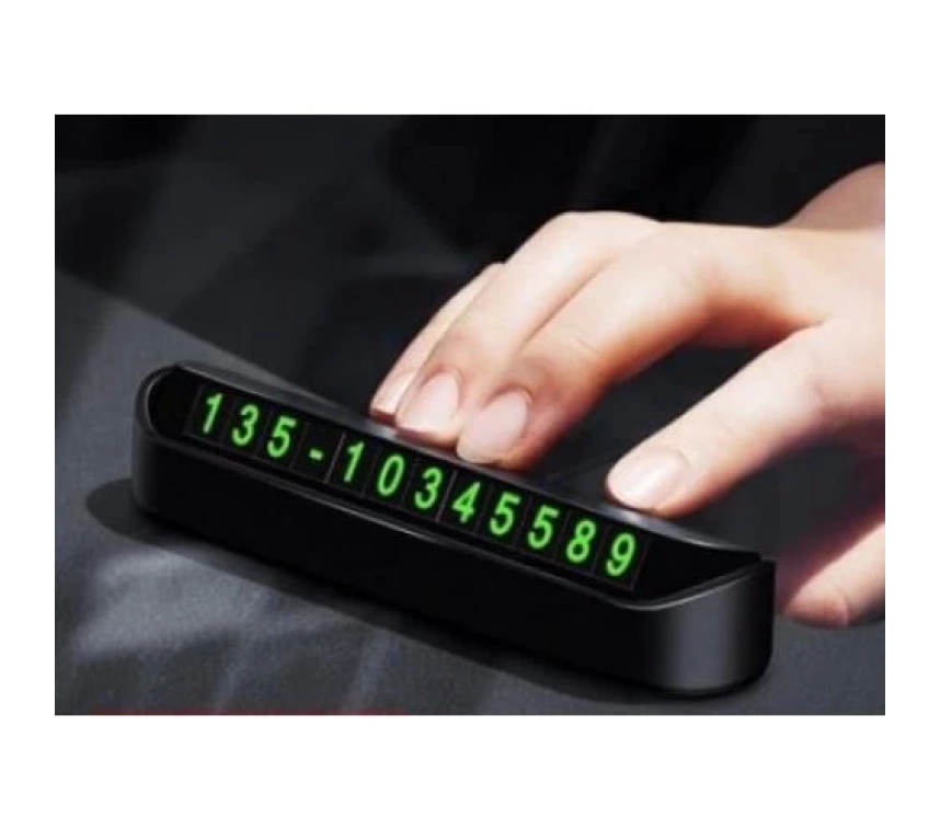 Otomobil Torpido Üstü Açılır Kapanır Telefon Numaralığı