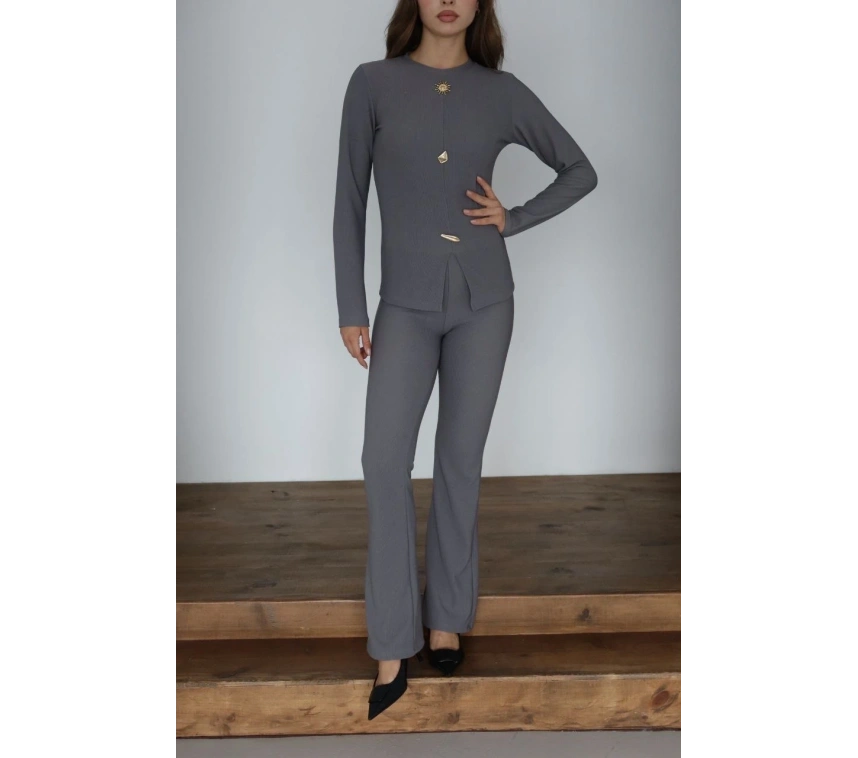 Ottoman alt üst takım gri pt510442