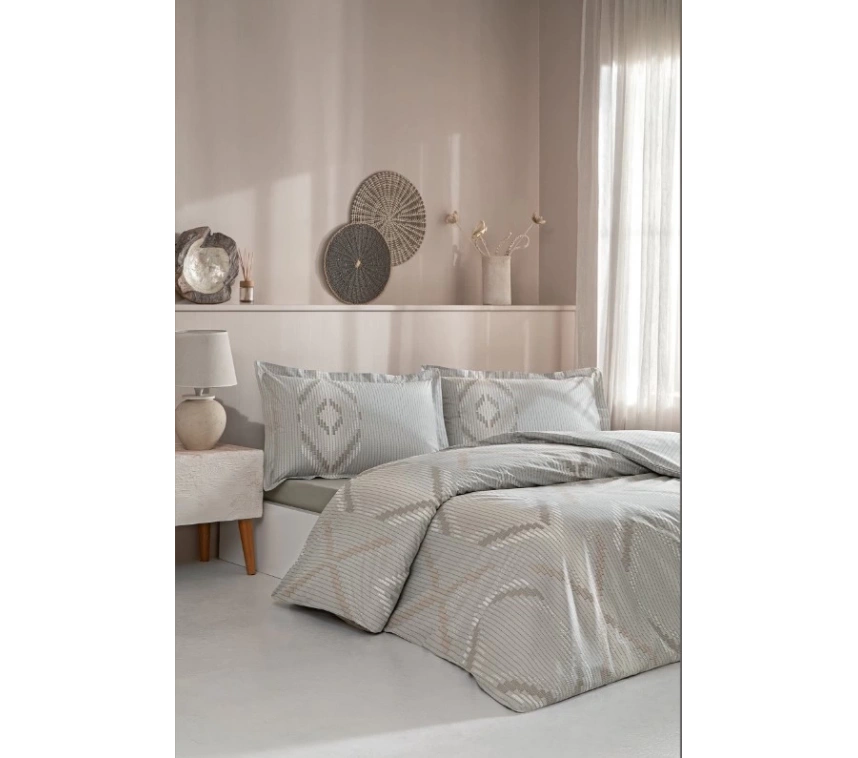 Özdilek Çift Kişilik Ranforce Nev Takımı Linea Ethnica Krem
