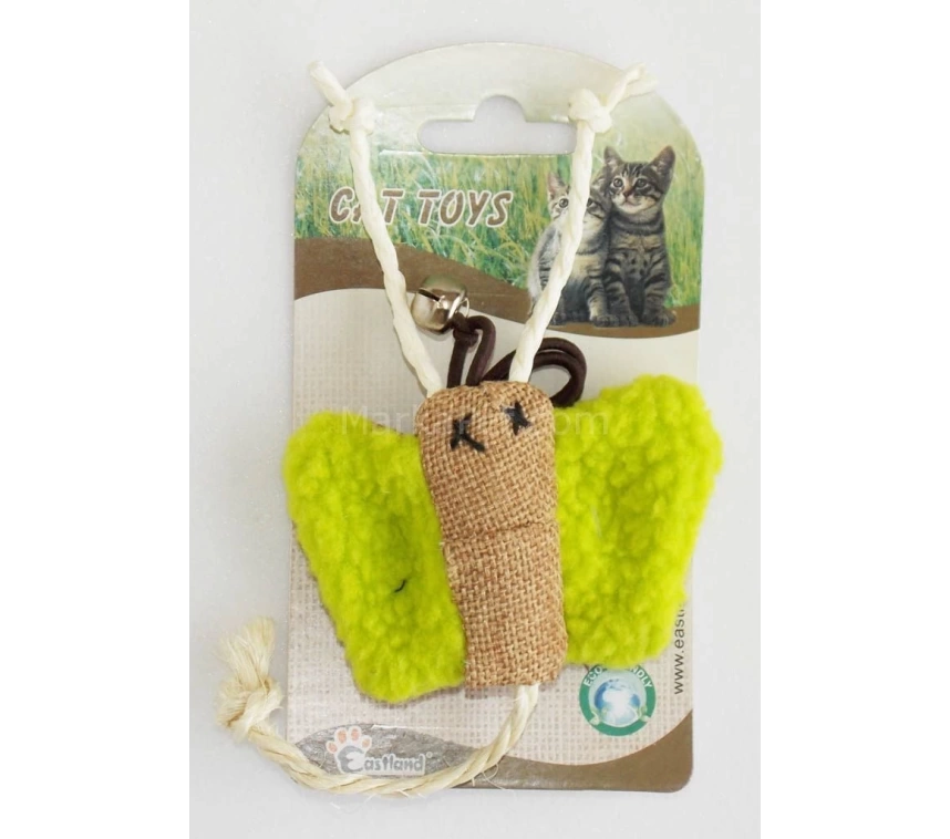 Peluş Kedi Oyuncağı Kelebek