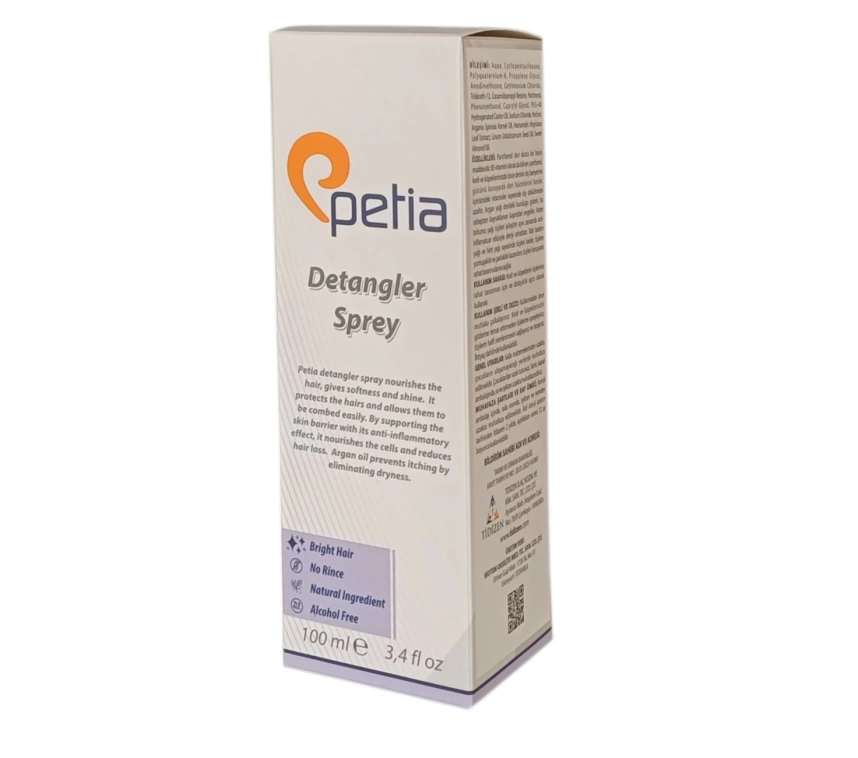 Petia Paw Detagler Sprey Doğal Kedi Köpek Kıtık Açıcı Spreyi 100 ml