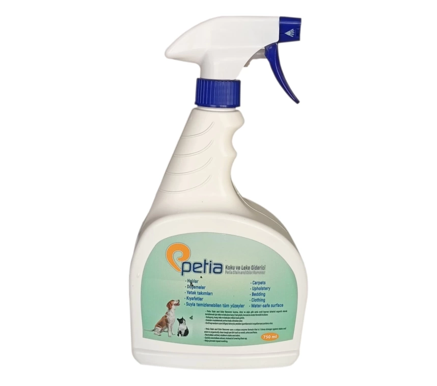 Petia Stain And Odor Remover Kedi Köpek Koku Ve Leke Giderici Sprey 750 ml