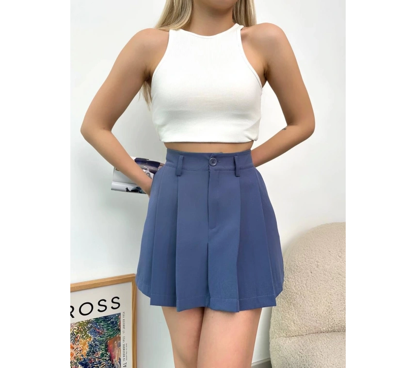 Pileli atlas mini etek s24820