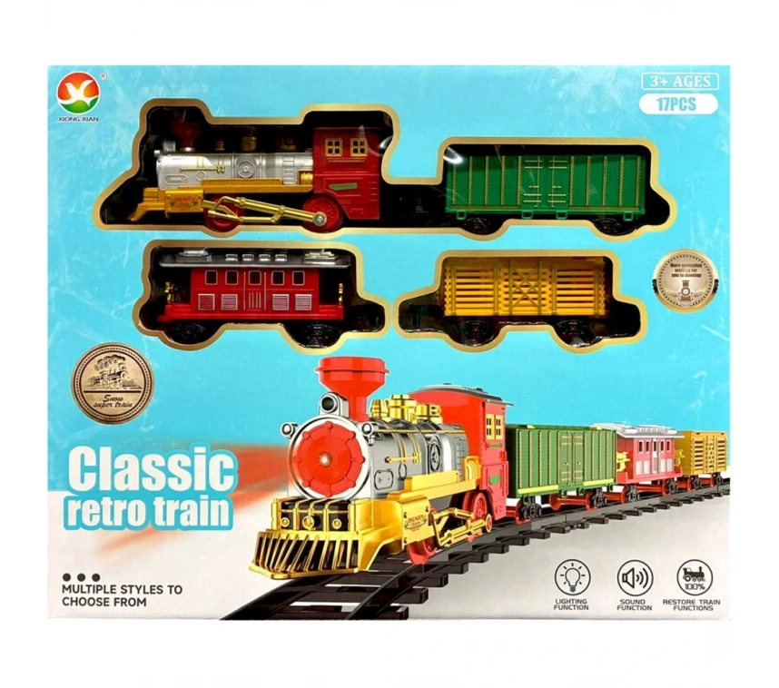 Pilli Tren Seti 17 Parça