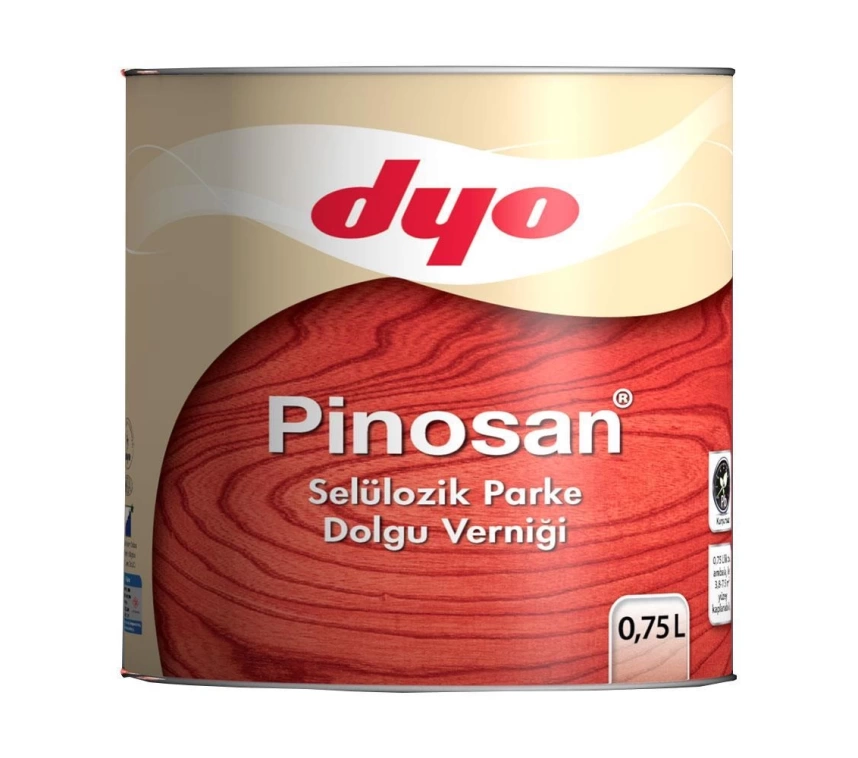 Pinosan Selülozik Parke Dolgu Verniği 0,75 LT