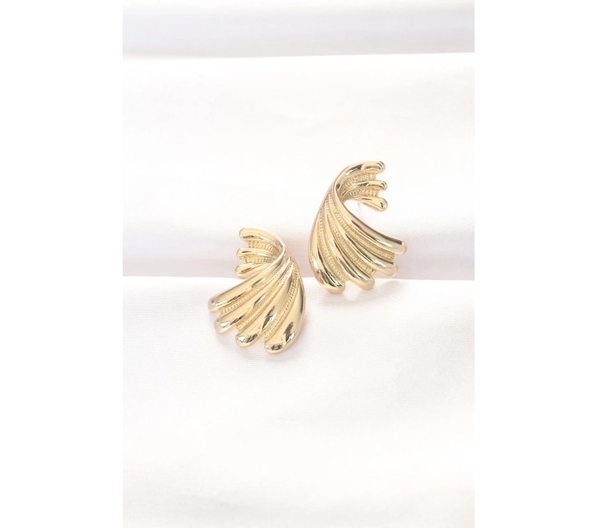 Pirinç Gold Renk Küpe