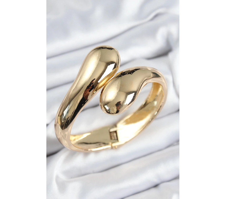 Pirinç Sarmal Model Gold Renk Kadın Kelepçe