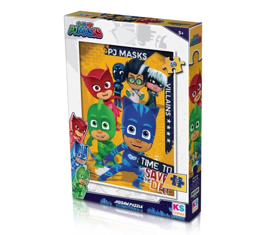 PJM709 KS, PJ Masks  50 Parça Çocuk Puzzle