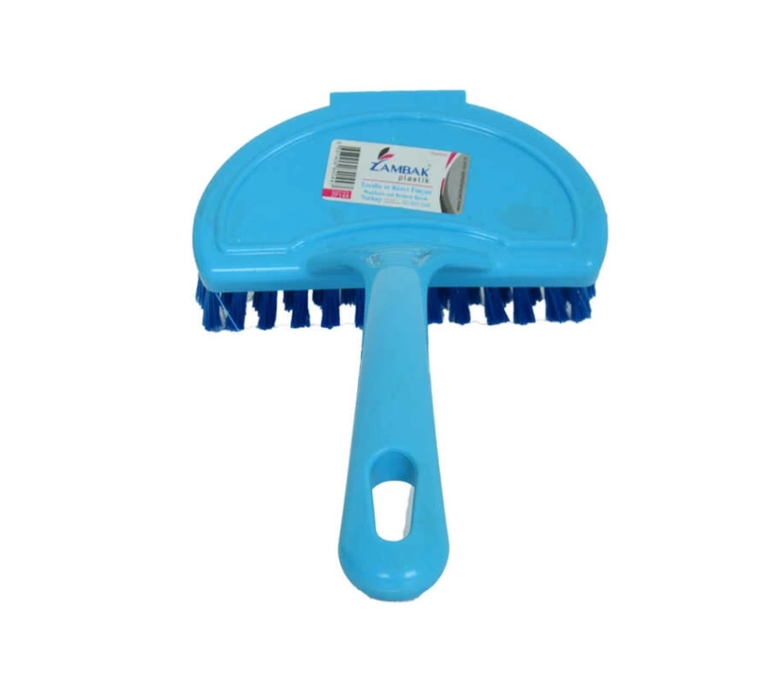 Plastik Saplı Lavabo ve Küvet Fırçası Karışık Renk 11 Cm