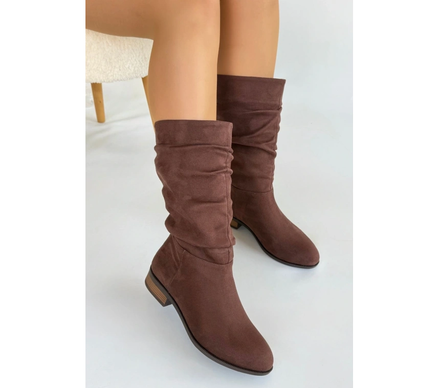 Plod Kahverengi Süet Çizme