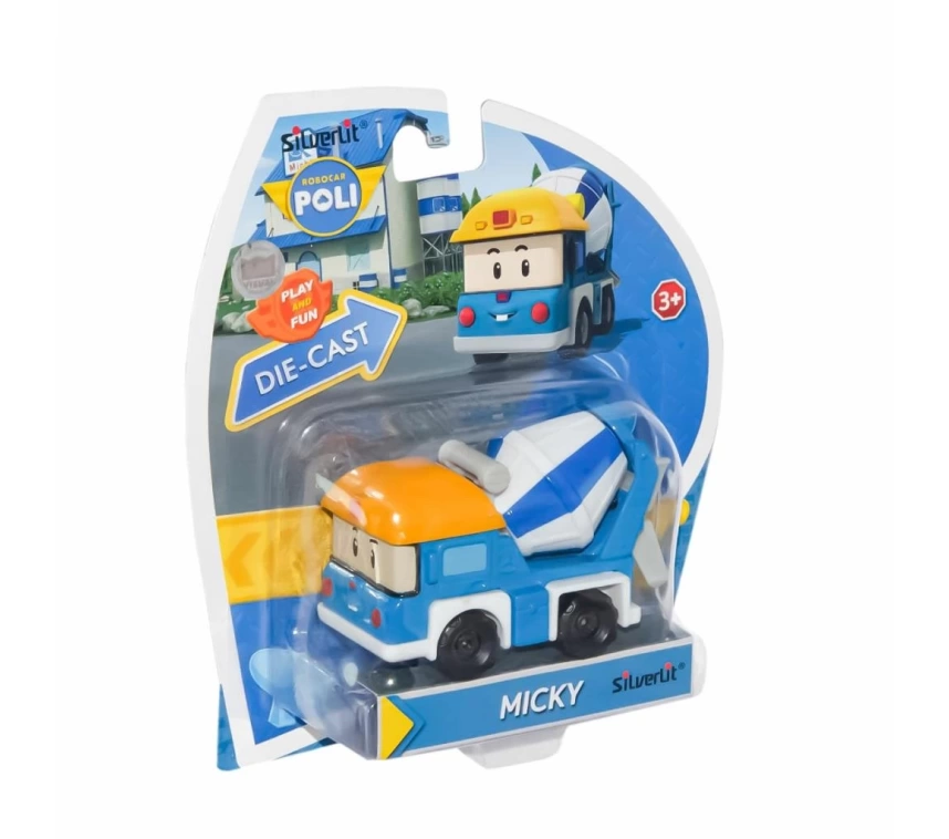 POLI 83259 Metal Araç Karakter Figürler -Neco