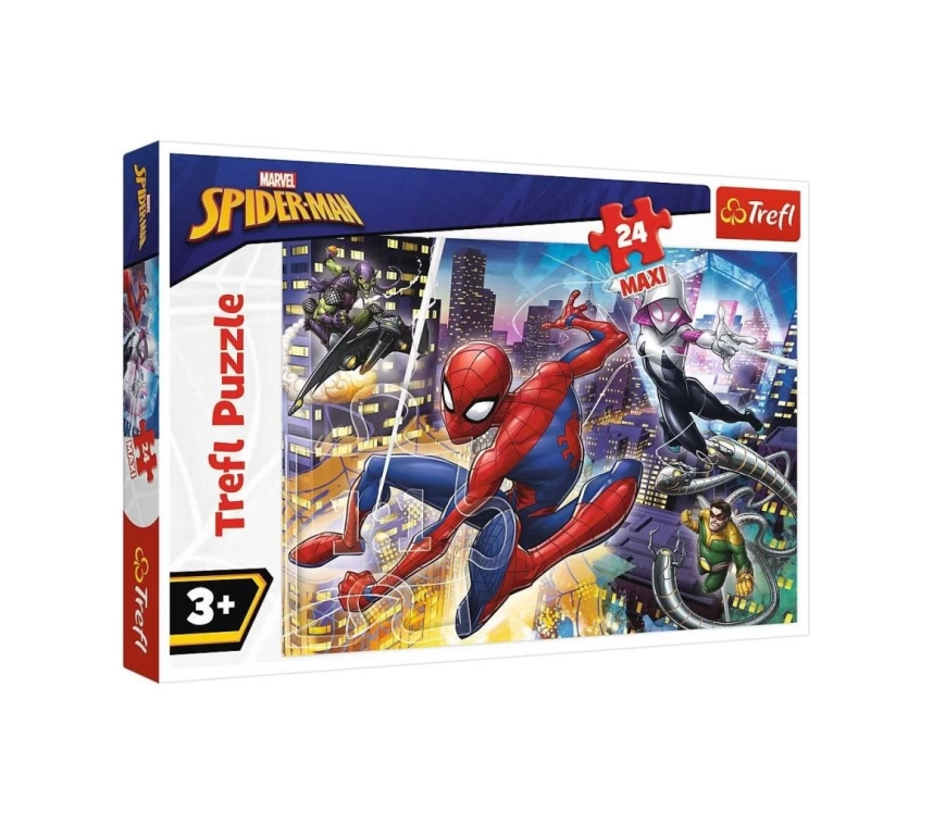 PUZZLE-14289 Spiderman 24 Parça Maxi Çocuk Puzzle