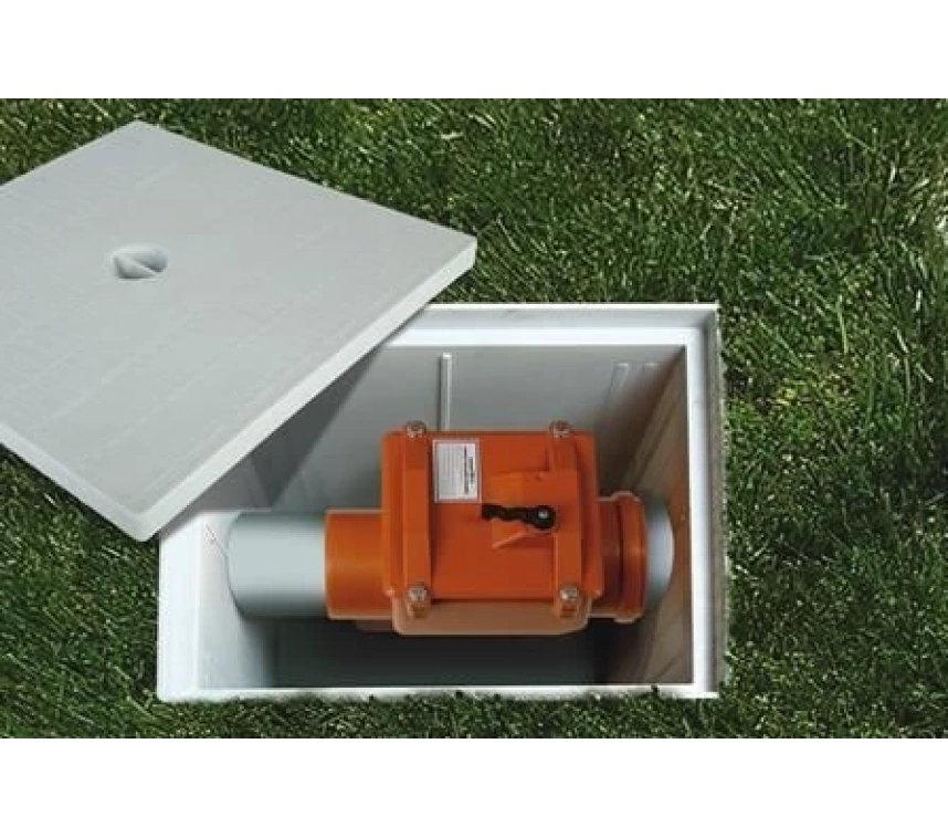 PVC Pissu Atıksu Çekvalfi 150 mm Kilitli