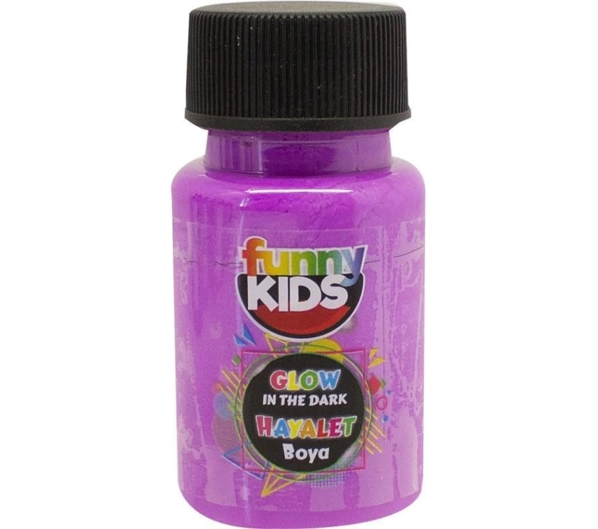 Rich 4486 Mor Funny Kids Glow In The Dark Hayalet Boya 50 cc