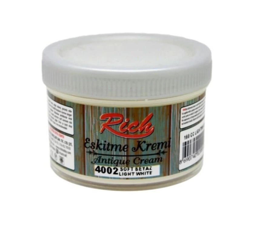 Rich Eskitme Kremi 4002 Soft Beyaz 160 cc Antique Cream