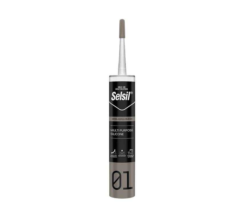 Selsil 01 Silikon Genel Amaçlı Beyaz 280 gr