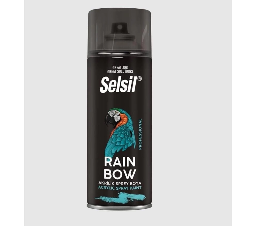 Selsil Rainbow Akrilik Sprey Boya 3000 Ateş Kırmızısı