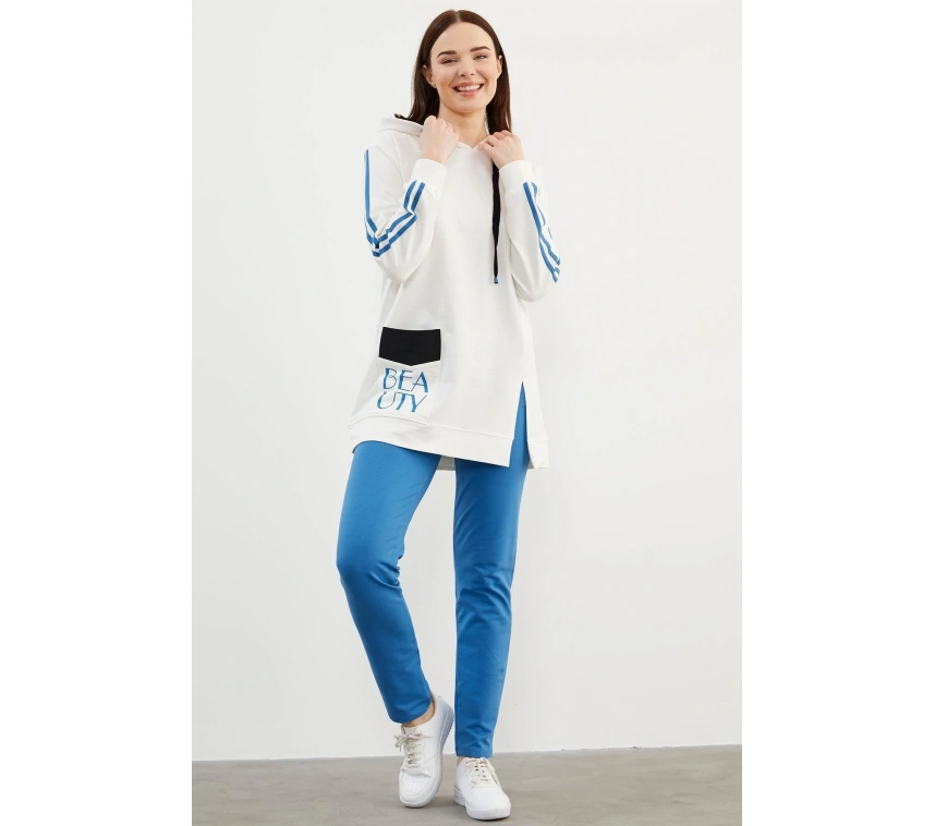 Sementa 76137 Kapüşonlu Oversize Eşofman Takım