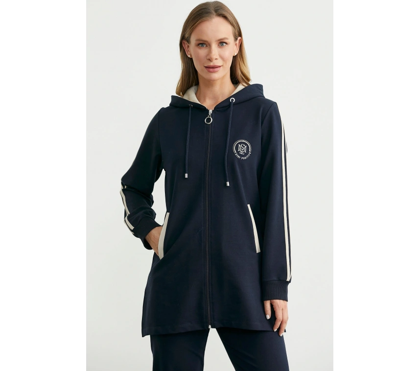 Sementa 76498 Kapüşonlu Tam Fermuarlı Eşofman Takım