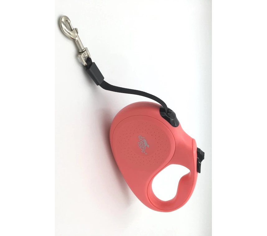 Seri Otomatik Makaralı Köpek Gezdirme 12 kg / 3 M Pembe