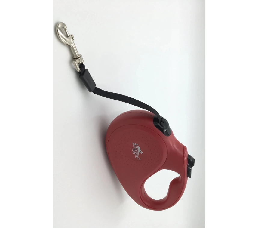 Seri Otomatik Makaralı Köpek Gezdirme 25 kg / 5 M Kırmızı
