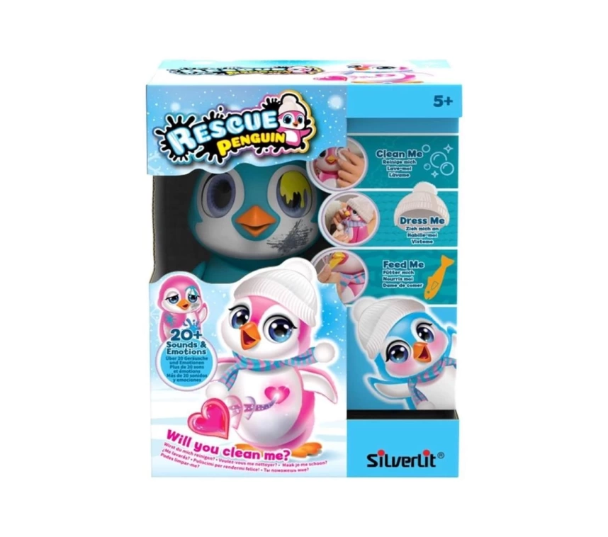 SIL 88652 Silverlit Rescue Interactive Penguen Mavi