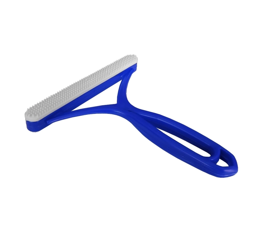 Silikon Çift Taraflı Tiftik Ve Tüy Toplayıcı 12.5 cm*14 cm Mavi