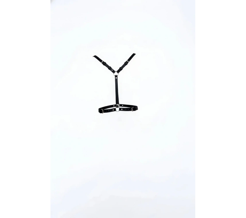 Siyah Kadın Kemer İnce Bantlı Vücut Aksesuarı - Brf155