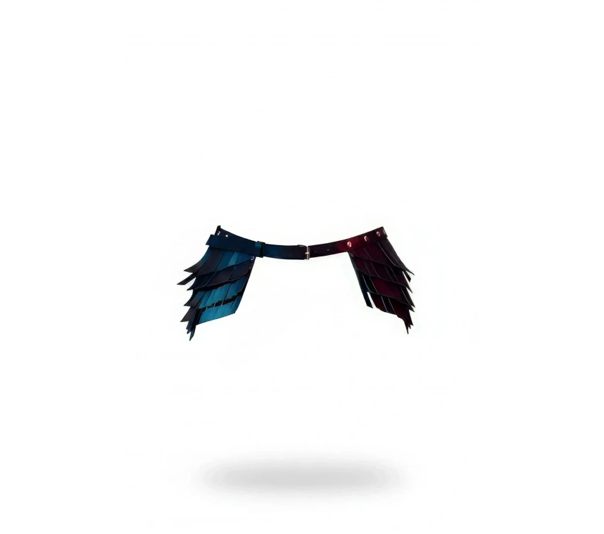 Siyah Kadın Kemer Zırh Detaylı Geniş Bel Aksesuarı - Brf1254