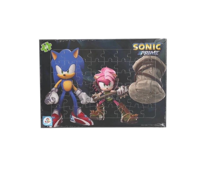 SO7868 Sonic 48 Parça Frame Puzzle -Laço Kids