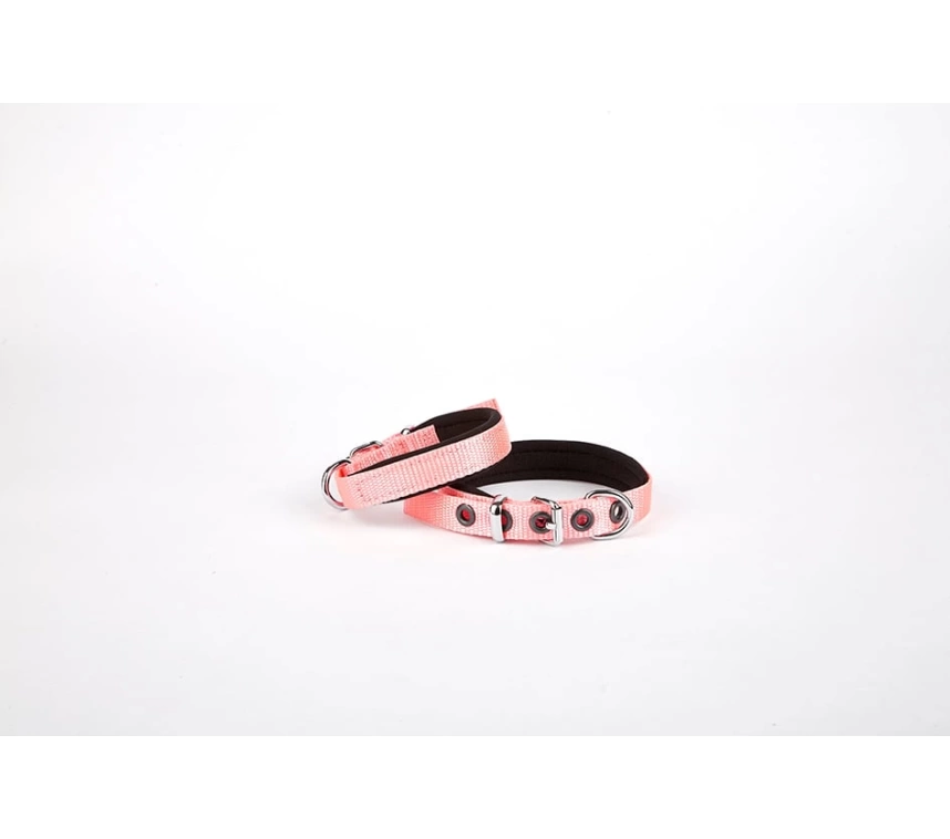Softlu Köpek Boyun Tasması 1,5 cm x 30 cm Pembe