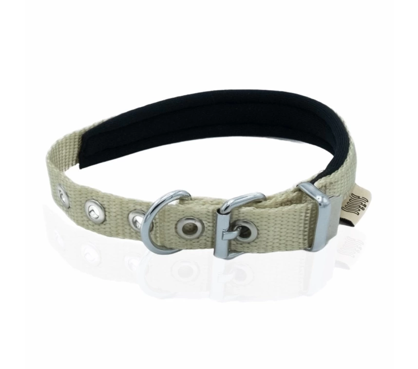 Softlu Köpek Boyun Tasması 2 cm 30-36-40 cm Haki