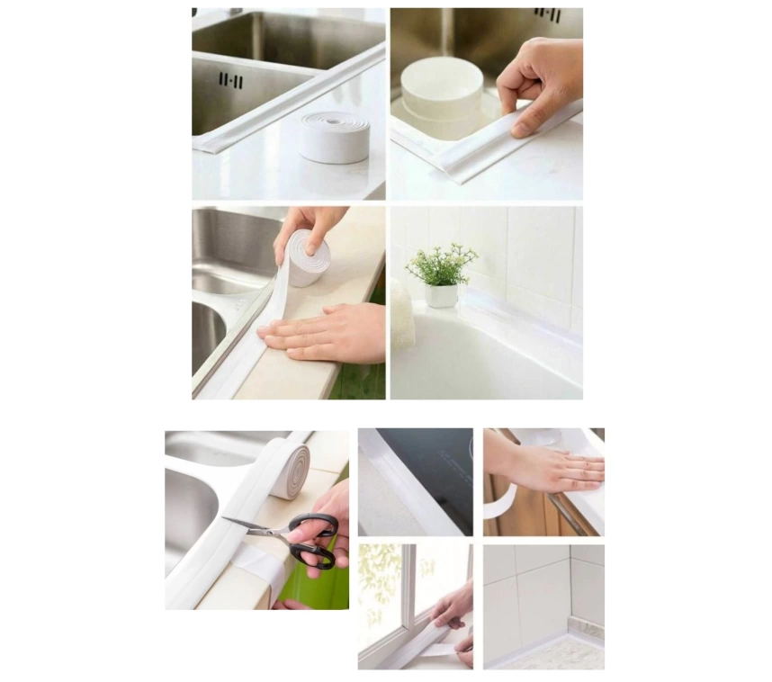 Su Sızdırmaz Bant Lavabo Küvet Kenar Bandı 4 CM