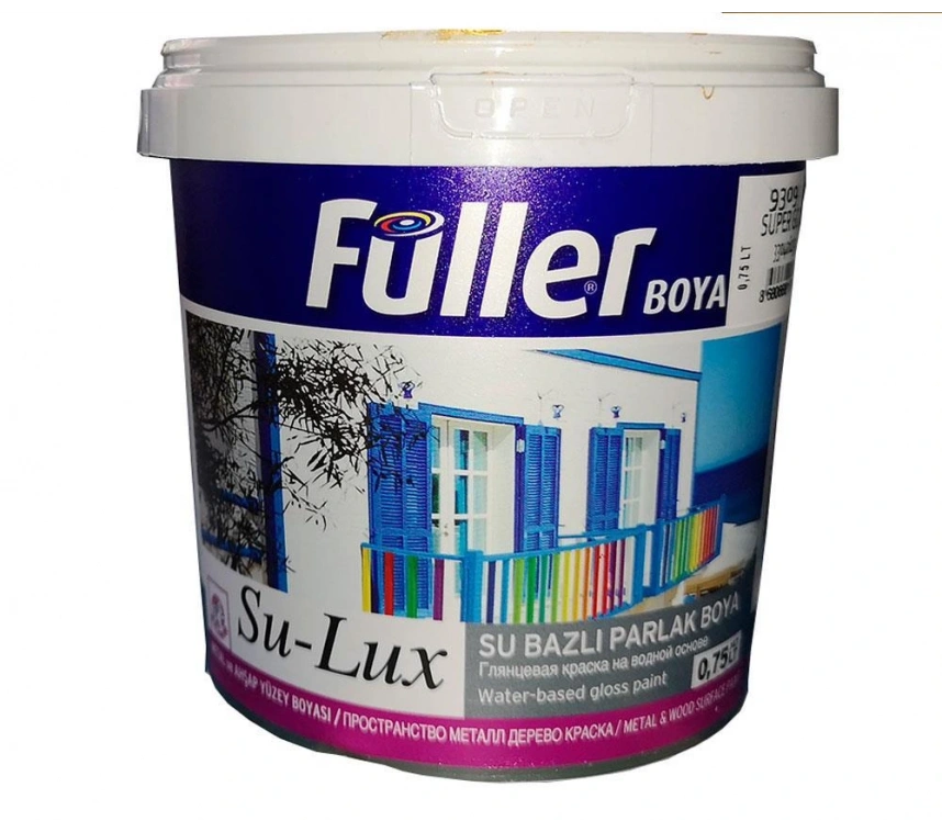 Sulux Siyah 0,75 Litre Su Bazlı Yağlı Boya