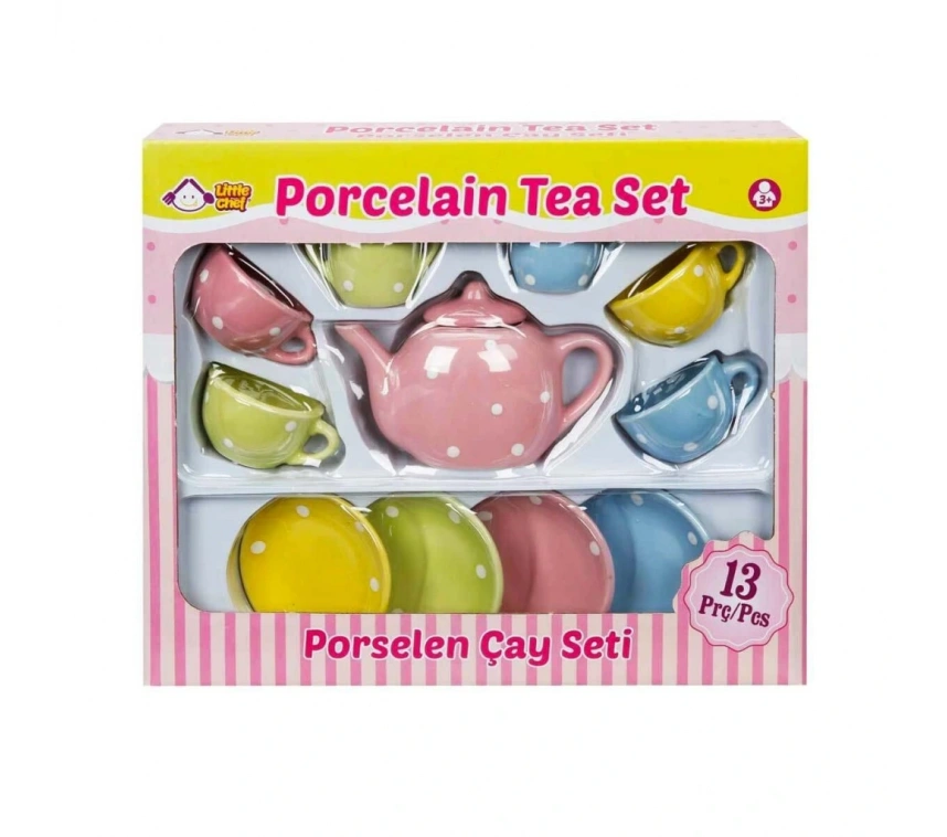 Porselen Çay Takımı 13 Parça