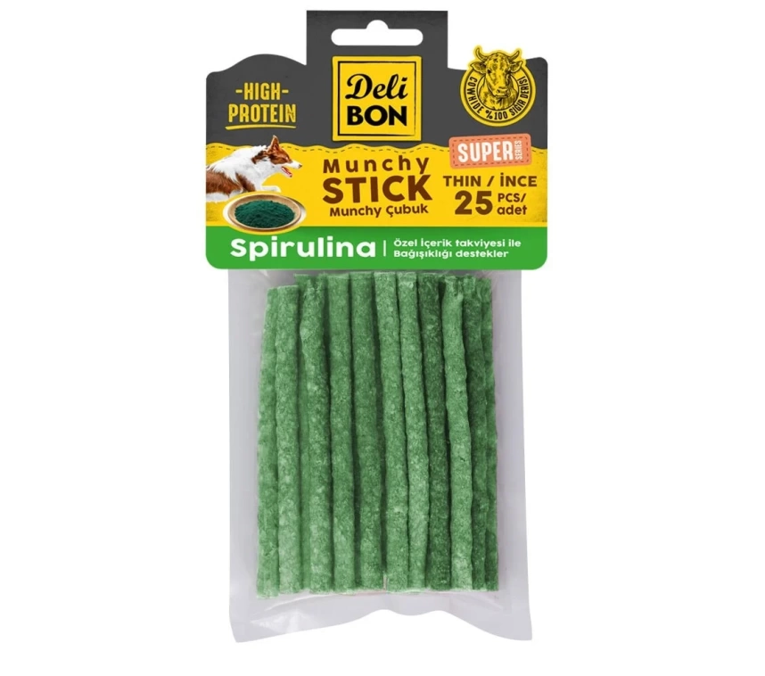 Super Çubuk - Spirulinalı İnce 25 Adet