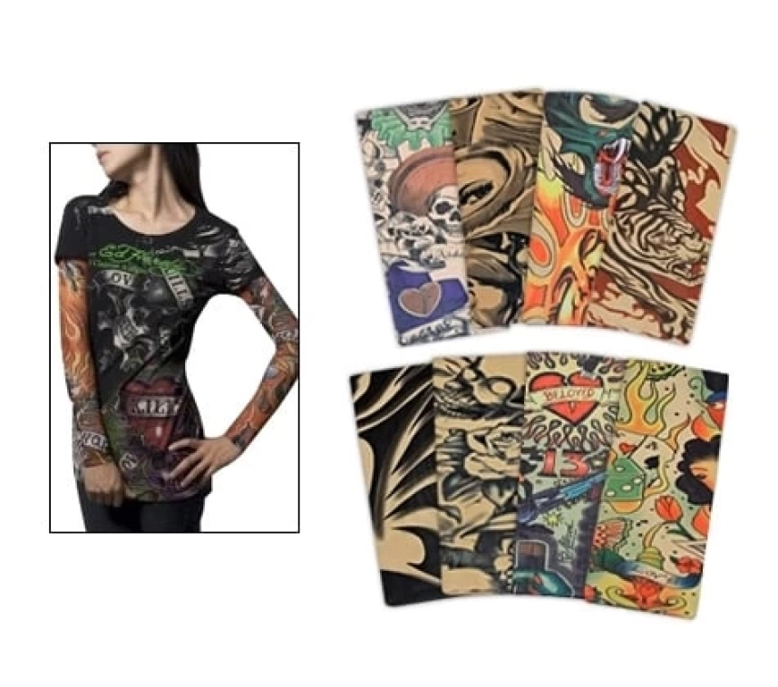 Tattoo Sleeves Giyilebilir Dövmeler