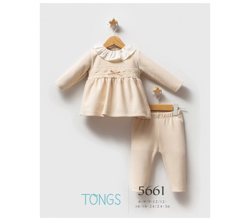 Tongs Baby Lace Dream 2li Takım 5661 Ekru