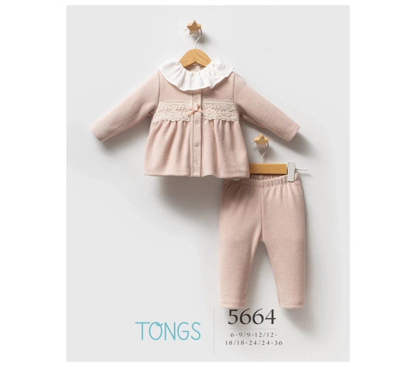 Tongs Baby Lace Dream 3lü Takım 5664 Pudra