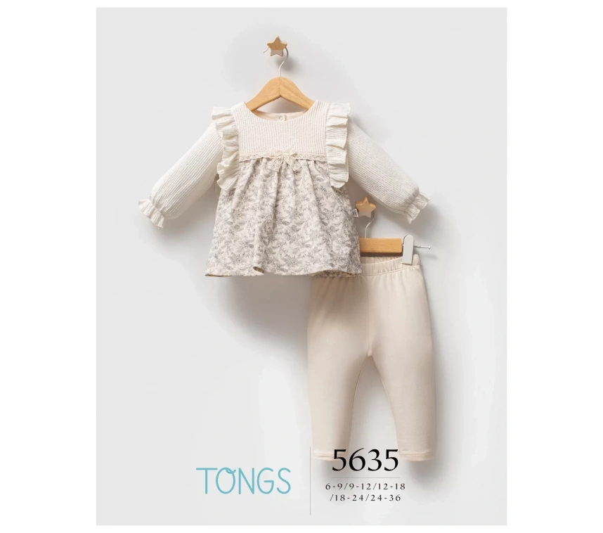 Tongs Baby Little Honey 2li Takım 5635 Ekru