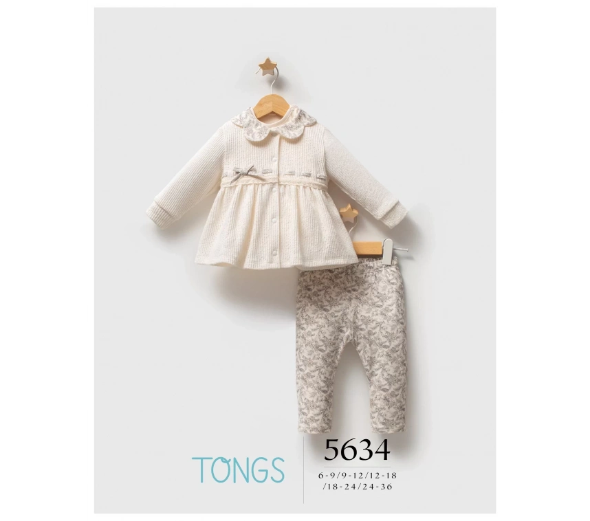 Tongs Baby Little Honey 3lü Takım 5634 Ekru