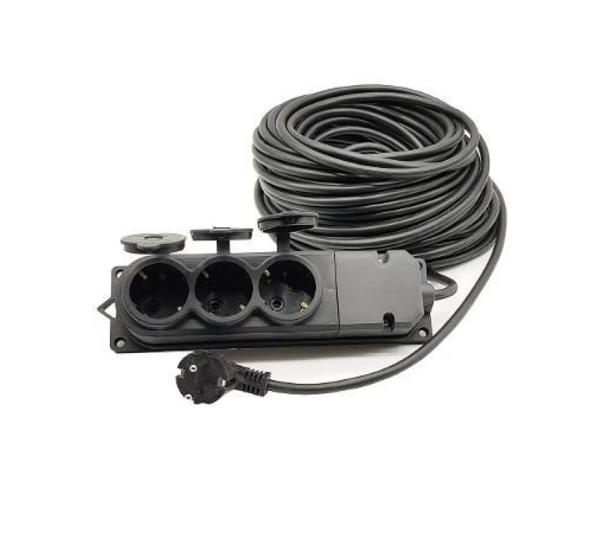 Topart 01559 30 Metre Grup Prizli Uzatma 3X1,5 Kablo