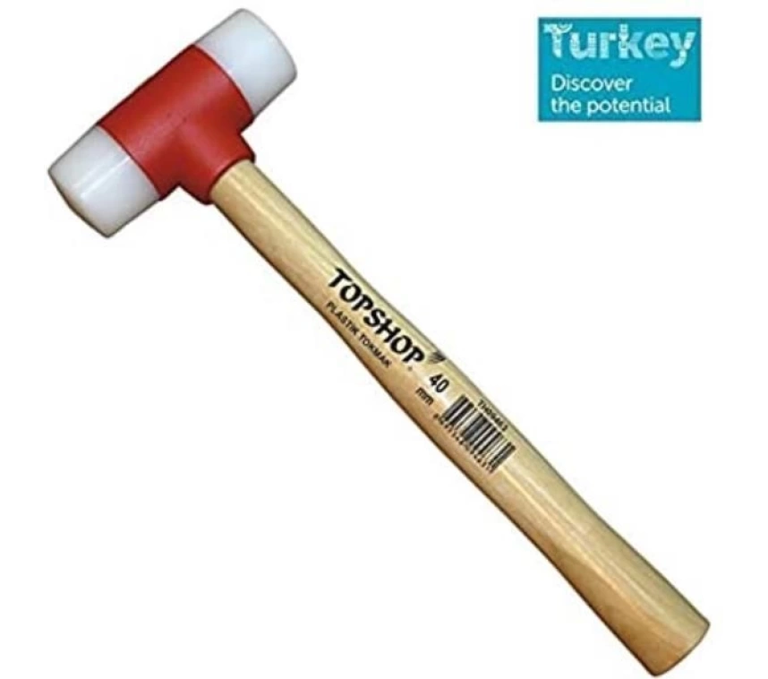 Topshop 09465 Ağaç Saplı Plastik Tokmak 50 mm