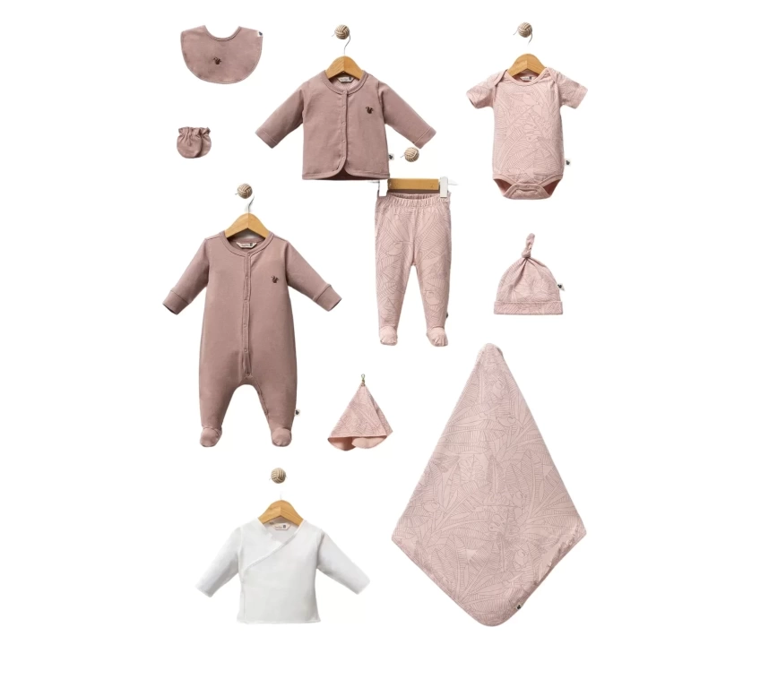 Tropical Cutie 10 Parça Hastane Çıkışı Pink