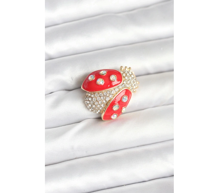 Uğur Böceği Model Broş