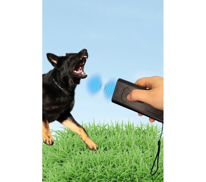 Ultrasonik Zarar Vermeyen Köpek Uzaklaştırıcı ve Eğitici Cihaz